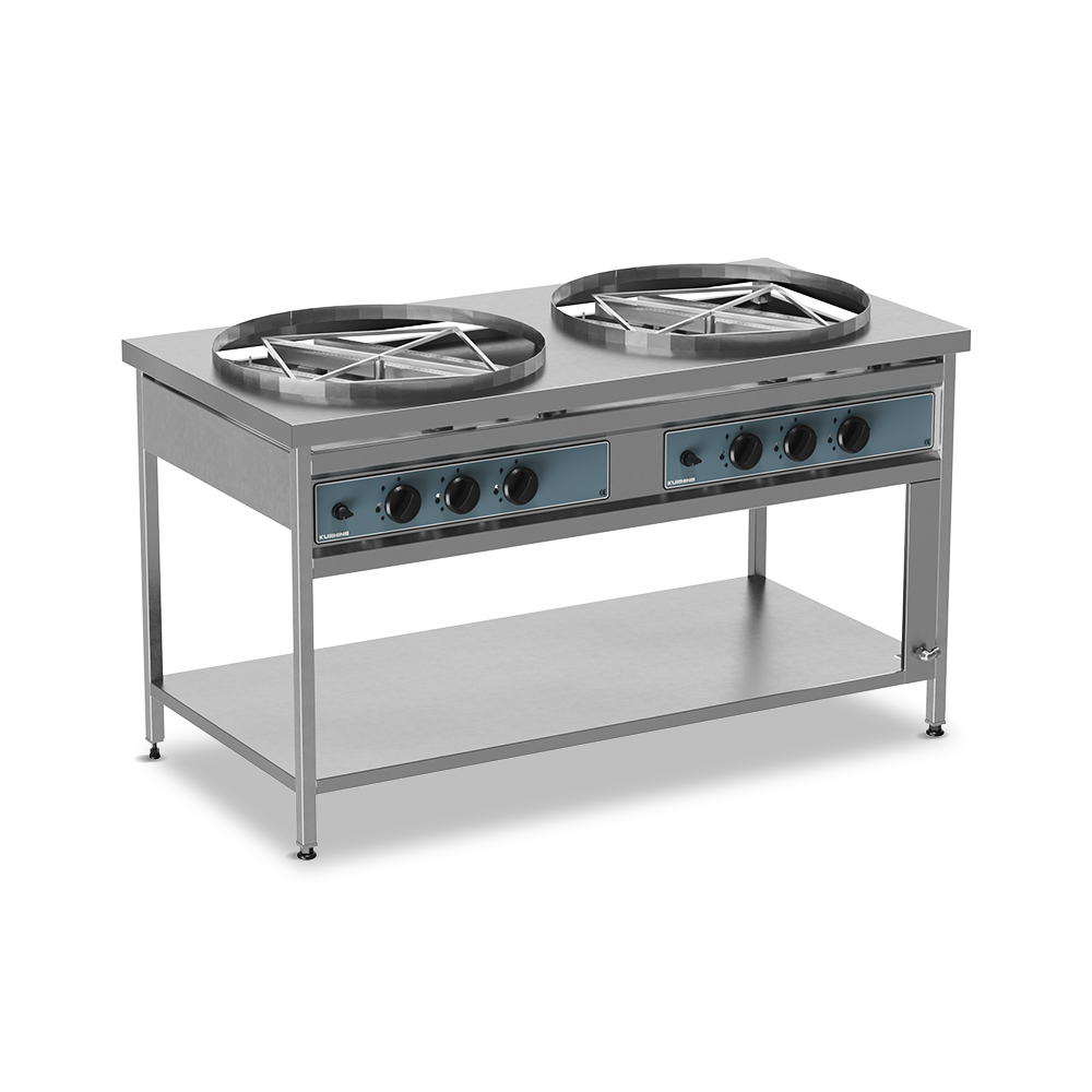 KZ.BPG.02 Pastry Cooking Stove Double Gas